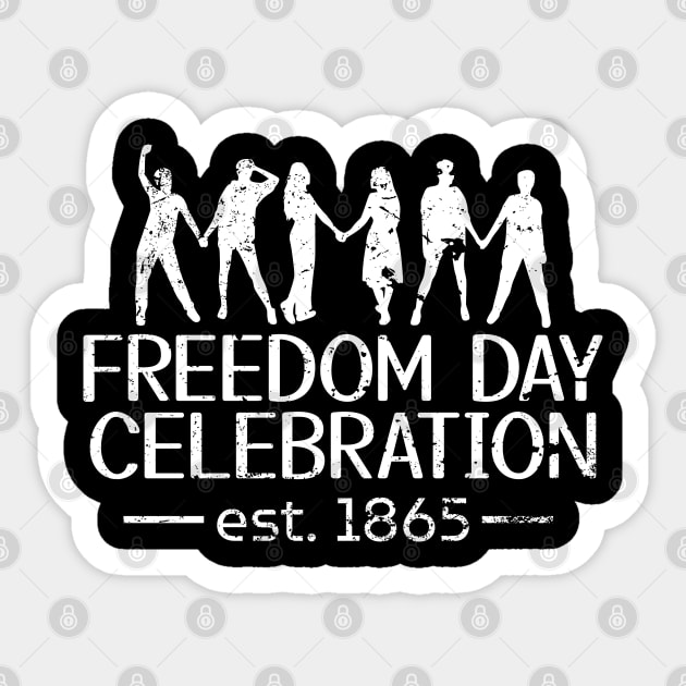 Juneteenth Freedom Day Celebration est 1865 CELEBRATION-2 Sticker by itsMePopoi